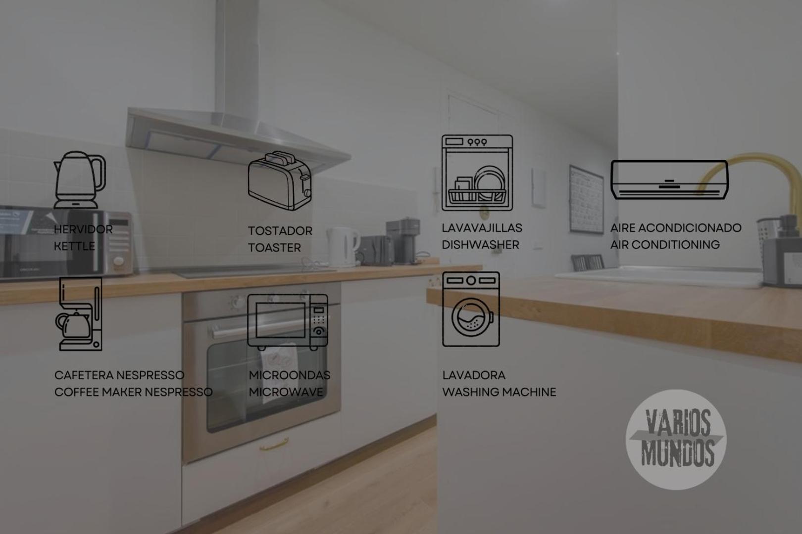 Cozy Apt Para 6Pax A Escasos Metros Del Retiro - Madrid E1 Exterior foto